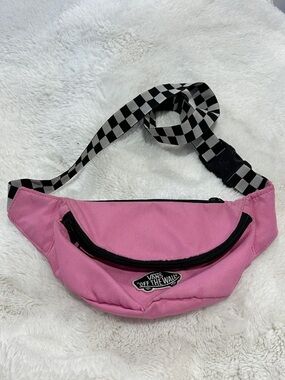 Vans Pink Checkerboard Strap Hip Pack